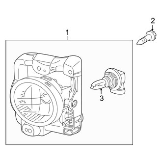 Acura OE - Front Lamps - Fog Lamps