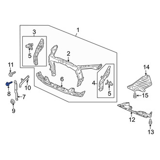 Acura OE - Automatic Transmission Oil Cooler Bolt