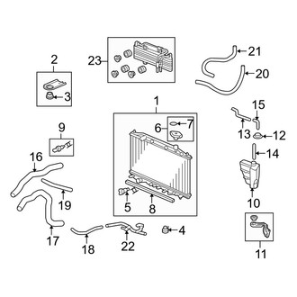 Acura OE - Cooling - Radiator & Components