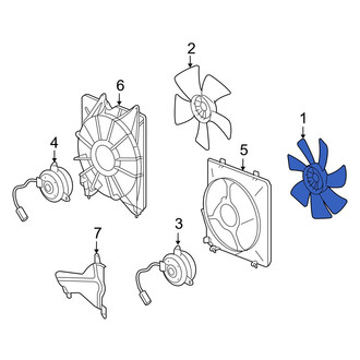 Acura OE - A/C Condenser Fan Blade