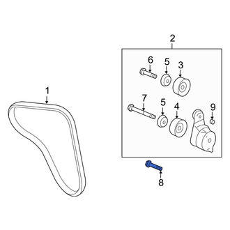 Acura OE - Belt Tensioner Bolt