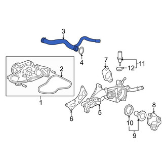 Acura OE - Engine Coolant Pipe