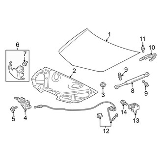 Acura OE - Hood & Components