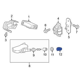 Acura OE - Tire Pressure Monitoring System (TPMS) Sensor Nut