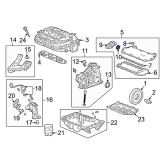 Acura OE - Secondary Air Injection Control Valve Gasket