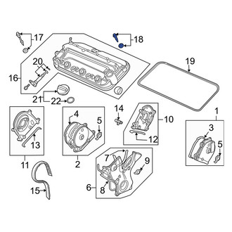 Acura OE - Inner Engine Valve Cover Bolt