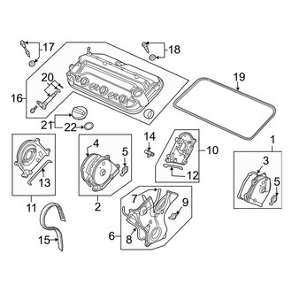 Acura OE - Engine / Transaxle - Valve & Timing Covers