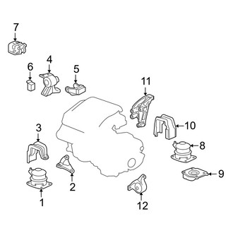 Acura OE - Engine / Transaxle - Engine & Transmission Mounting