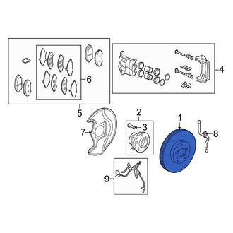 Acura OE - Front Disc Brake Rotor