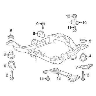 Acura OE - Front Suspension - Suspension Mounting