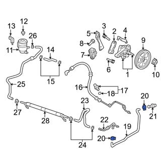 Acura OE - Power Steering Hose Clamp