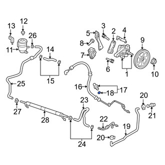 Acura OE - Power Steering Pressure Switch Seal
