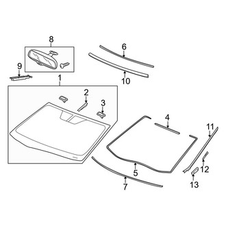 Acura OE - Windshield - Exterior Trim