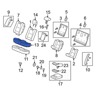 Acura OE - Rear Seat Cover