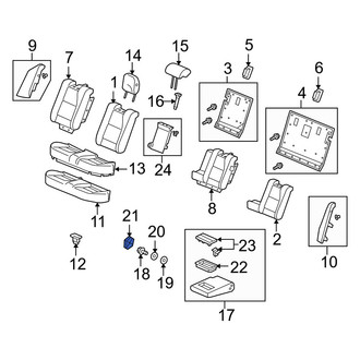 Acura OE - Seat Armrest Cap