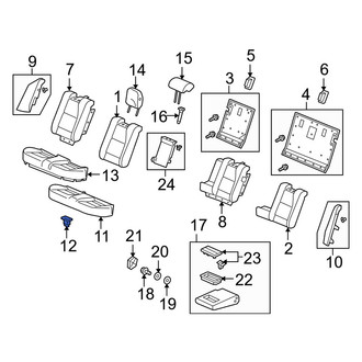Acura OE - Seat Cushion Pad Clip