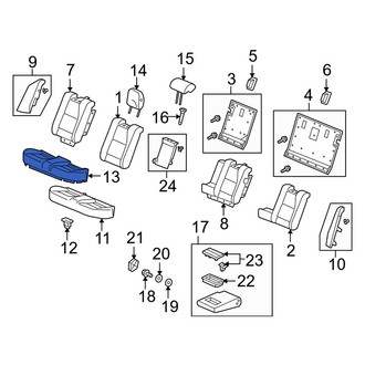 Acura OE - Rear Seat Cover