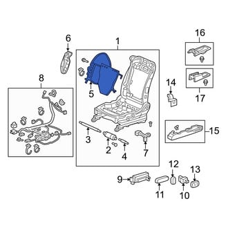 Acura OE - Seat Lumbar Support Cushion
