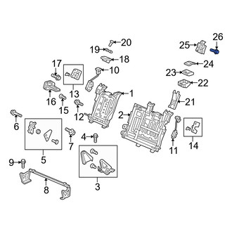 Acura OE - Seat Back Frame Screw