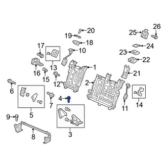 Acura OE - Seat Frame Bolt