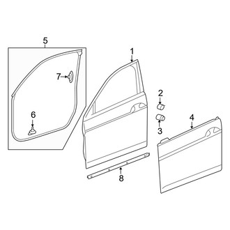 Acura OE - Front Door - Door & Components