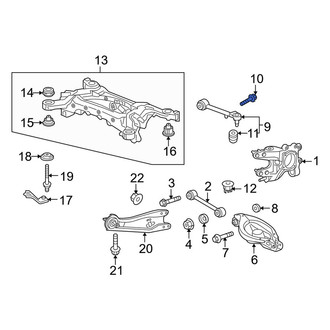 Acura OE - Suspension Track Bar Bolt