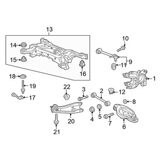 Acura OE - Rear Suspension - Suspension Components