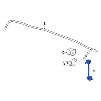 Acura OE - Rear Left Suspension Stabilizer Bar Link