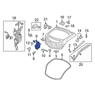 Acura OE - Rear Liftgate Latch