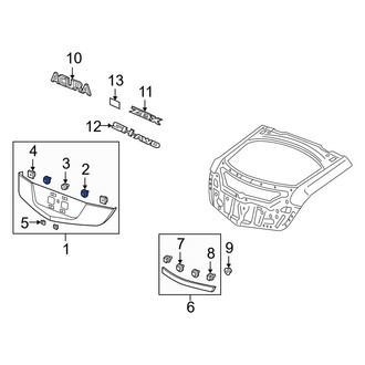 Acura OE - Liftgate Finish Panel Clip