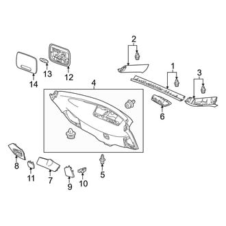 Acura OE - Lift Gate - Interior Trim