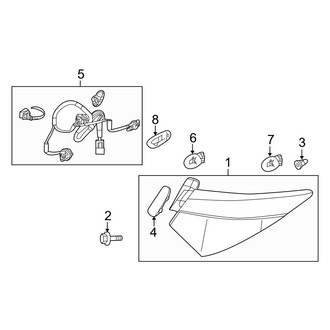 Acura OE - Rear Lamps - Tail Lamps (Body)