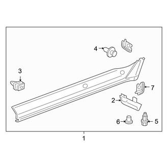 Acura OE - Pillars, Rocker & Floor - Exterior Trim
