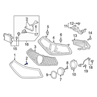 Acura OE - Grille Molding Screw