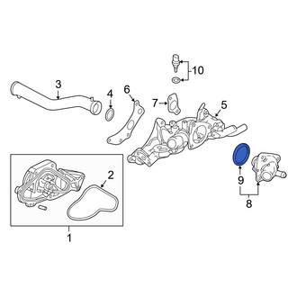 Acura OE - Engine Coolant Thermostat Housing Seal