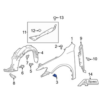 Acura OE - Fender Grommet