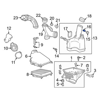 Acura OE - Air Filter Housing Sleeve