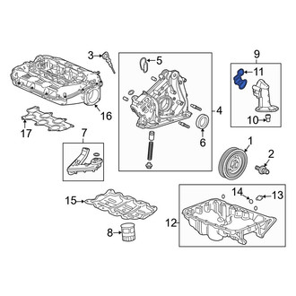 Acura OE - Engine Oil Filter Adapter Gasket