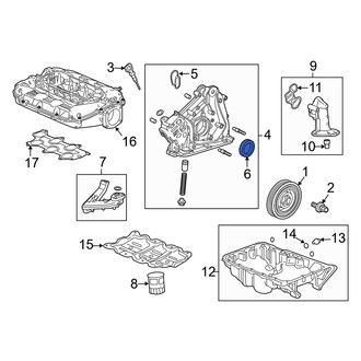Acura OE - Rear Engine Crankshaft Seal