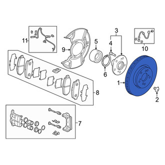 Acura OE - Front Disc Brake Rotor