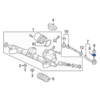 Acura OE - Steering Tie Rod End Boot