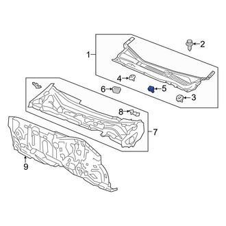 Acura OE - Cowl Cover Clip