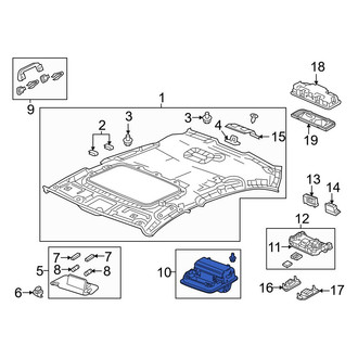 Acura OE - Overhead Console