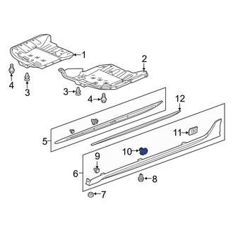 Acura OE - Rocker Panel Molding Clip