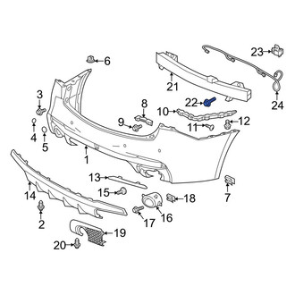 Acura OE - Bumper Impact Bar Bolt