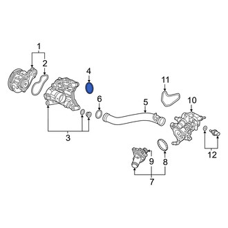 Acura OE - Engine Water Pump Housing O-Ring