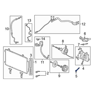Acura OE - A/C Compressor Bolt