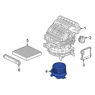 Acura OE - HVAC Blower Motor Assembly