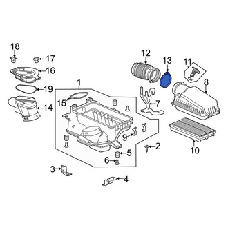 Acura OE - Engine Air Duct Clamp
