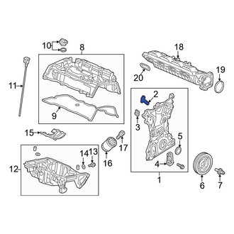 Acura OE - Engine Timing Cover O-Ring